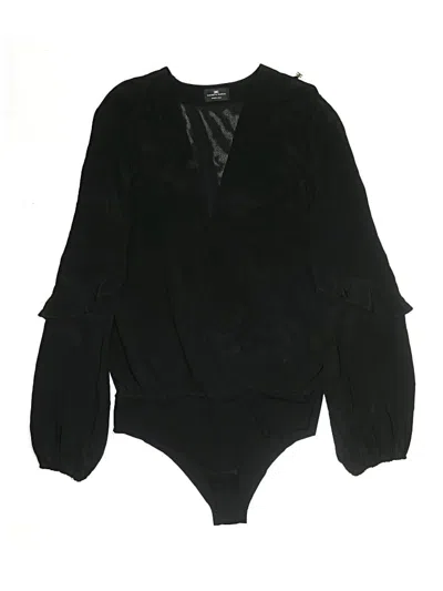 Pre-owned Elisabetta Franchi Bodysuit In Black