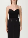Elisabetta Franchi Bodysuit  Woman Color Black In Black