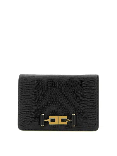 Elisabetta Franchi Bolsa Bandolera - Negro