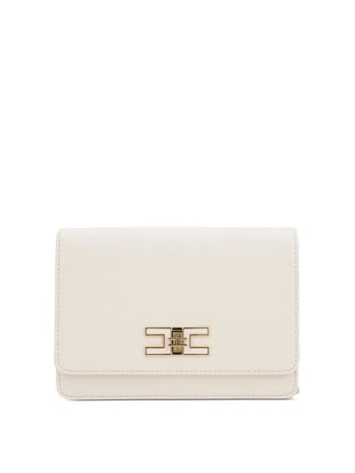 Elisabetta Franchi Bolsa De Hombro - Crema In Cream