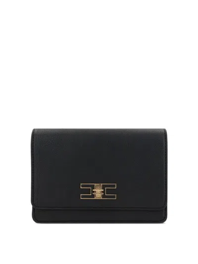 Elisabetta Franchi Bolsa De Hombro - Negro In Black