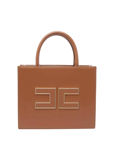 Elisabetta Franchi Brown Handbag