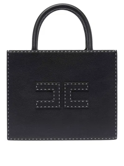 Elisabetta Franchi Bolso Shopping - Negro In Black
