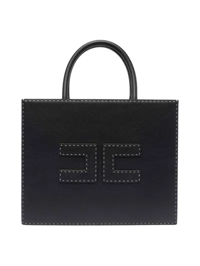 Elisabetta Franchi Bolso Shopping - Negro In Black