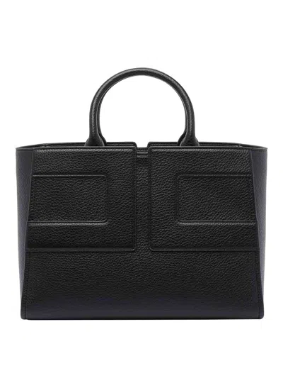 ELISABETTA FRANCHI BOLSO SHOPPING - NEGRO