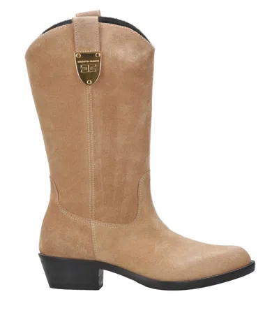 Elisabetta Franchi Boots Brown