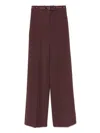 Elisabetta Franchi Pantalón Casual - Rojo Oscuro In Burgundy