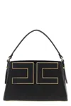 Elisabetta Franchi Borsa A Spalla Logo Piccola In Black