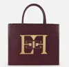 Elisabetta Franchi Logo-embossed Tote Bag In Rosso