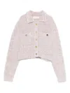 Elisabetta Franchi Boucl. Jacket In Pink