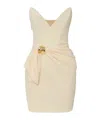 Elisabetta Franchi Bow-detail Crepe Mini Dress