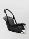 Elisabetta Franchi 100mm Logo-plaque Leather Sandals
