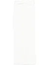 Elisabetta Franchi Bow-detail Maxi Skirt In 白色