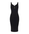 Elisabetta Franchi Bow-detailed Midi Dress In Black