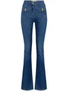 Elisabetta Franchi Bow-detailing Flared Jeans