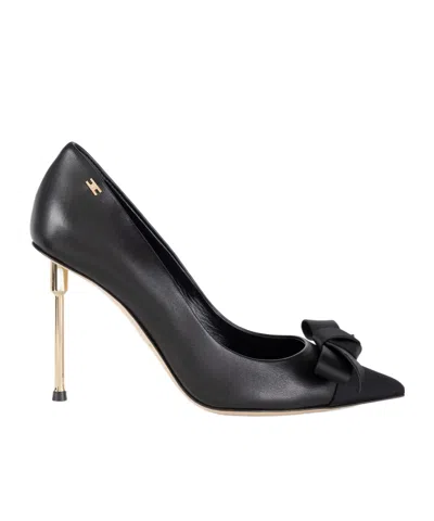 Elisabetta Franchi Women's Scarpe Decollete Con Fiocco Pumps In Black