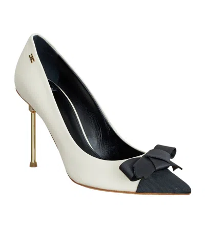 Elisabetta Franchi Bow High Heels In Black