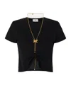 Elisabetta Franchi T-shirt In Black