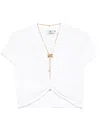 Elisabetta Franchi T-shirt In White
