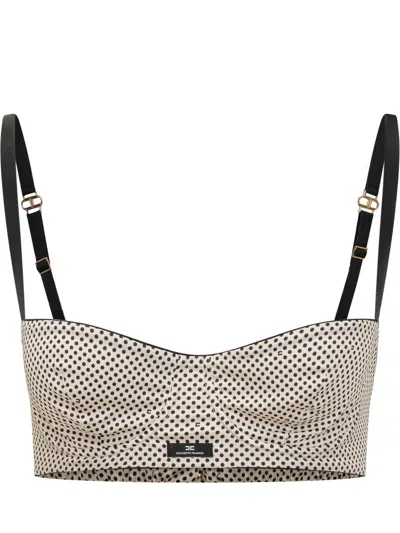 Elisabetta Franchi Bra In Neutral