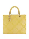 Elisabetta Franchi Braided-handle Crystal-embellished Tote Bag