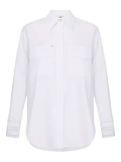 Elisabetta Franchi Broderie-anglaise Shirt