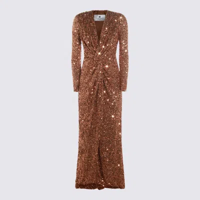 ELISABETTA FRANCHI BRONZE DRESS