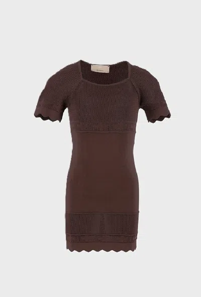 Elisabetta Franchi Kids' Brown Baby Dress