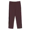 Elisabetta Franchi Brown Pants In Purple
