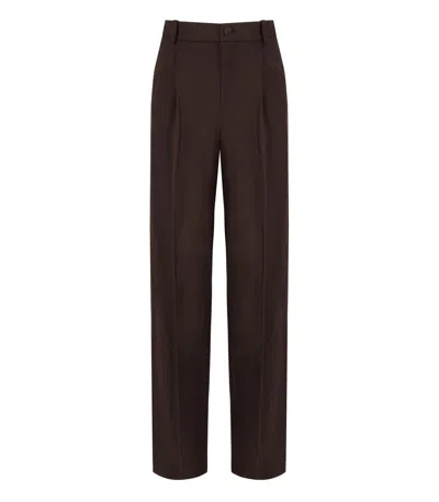 Elisabetta Franchi Brown Pants