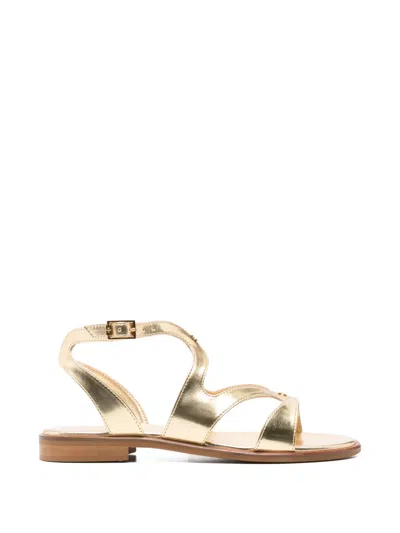 Elisabetta Franchi Buckle-strap Sandals In Gold