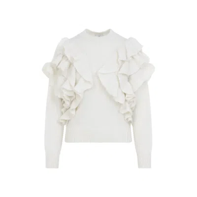 Elisabetta Franchi Burro Sweater In White