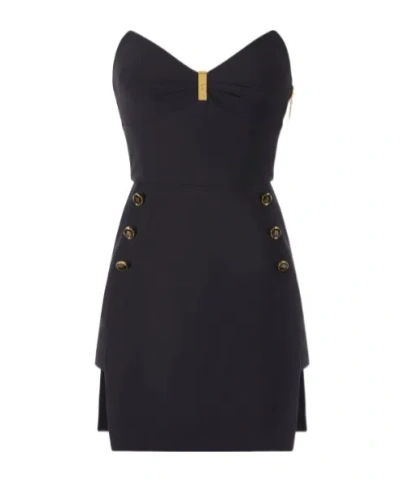 ELISABETTA FRANCHI ELISABETTA FRANCHI BUSTIER CRÊPE DRESS
