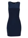 Elisabetta Franchi Bustier Detail Mini Dress In Blue