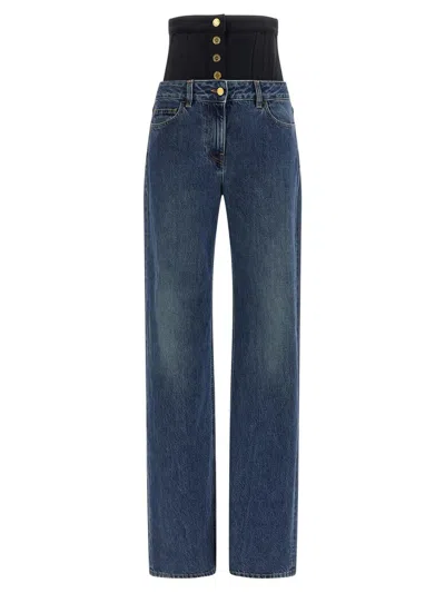 ELISABETTA FRANCHI ELISABETTA FRANCHI BUSTIER INSERT JEANS