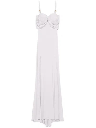 Elisabetta Franchi Bustier-style Gown In 粉色