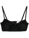 Elisabetta Franchi Bustier Top In Black