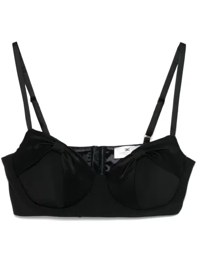 Elisabetta Franchi Bustier Top In Black