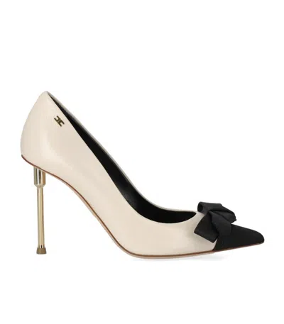 ELISABETTA FRANCHI ELISABETTA FRANCHI BUTTER BLACK PUMP WITH BOW