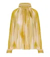 Elisabetta Franchi Butter Curry Blouse