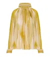 Elisabetta Franchi Butter Curry Blouse