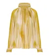 Elisabetta Franchi Butter Curry Blouse