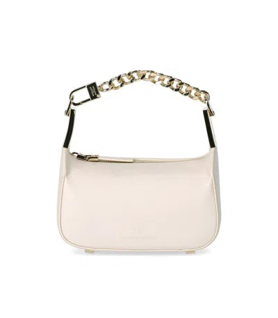 Elisabetta Franchi Butter Mini Bag With Chain In White