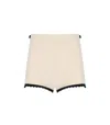 Elisabetta Franchi Butter Shorts In Neutral