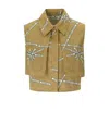 Elisabetta Franchi Logo-print Sleeveless Shirt In Green