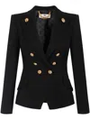 Elisabetta Franchi Button-detail Blazer In Black