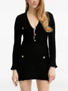 Elisabetta Franchi Button-detailed Mini Dress