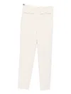 Elisabetta Franchi Button-detailed Trousers In White