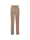 Elisabetta Franchi Button-fastening Trousers In Gray