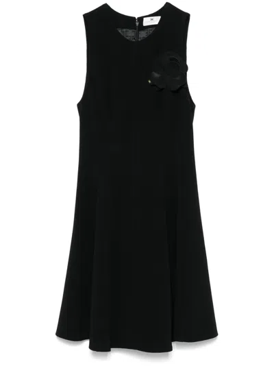 Elisabetta Franchi Cady Mini Dress In Black